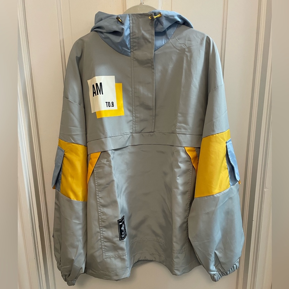 NWOT Gurunvani 1/4 zip hoodie XL